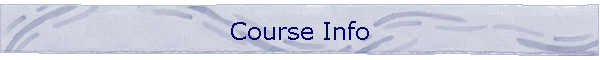 Course Info