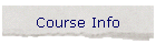 Course Info